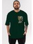 Joker (7) Ön Sol Baskılı Oversize T-Shirt Erkek Kadın Unisex Pamuk Bisiklet Yaka Tişort 1