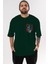 Joker Batman Ön Sol Baskılı Oversize T-Shirt Erkek Kadın Unisex Pamuk Bisiklet Yaka Tişort 1