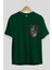 Joker Batman Ön Sol Baskılı Oversize T-Shirt Erkek Kadın Unisex Pamuk Bisiklet Yaka Tişort 2