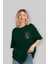 Joker Batman Ön Sol Baskılı Oversize T-Shirt Erkek Kadın Unisex Pamuk Bisiklet Yaka Tişort 4