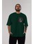 Joker Batman Ön Sol Baskılı Oversize T-Shirt Erkek Kadın Unisex Pamuk Bisiklet Yaka Tişort 5