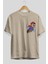 Super Mario 3 Ön Sol Baskılı Oversize T-Shirt Erkek Kadın Unisex Pamuk Bisiklet Yaka Tişort 2