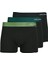 Jacnıck Bamboo Trunks 3 Pack Pls Erkek Yeşil Büyük Beden Boxer 12278628-21 1