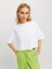 Jack Jones Jxandrea Loose Ss Cropped Tee Jrs Noos Kadin Beyaz Tshirt 12270673-01 4