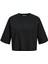 Jack Jones Jxandrea Loose Ss Cropped Tee Jrs Noos Kadin Siyah Tshirt 12270673-02 5