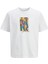 Jack Jones Jormanchester Cubısm Front Tee Ss Cn Erkek Beyaz Tshirt 12273378-01 1