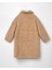Kız Çocuk Peluş Teddy Kumaş Mont Taba 4