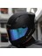 Rapıd 2 Race Mat Siyah Fullface Motosiklet Kaskı Gökkuşağı Camlı 4