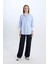 Relax Fit Çizgili Poplin Uzun Kollu Gömlek Tunik D7343AX25SP 2