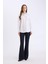 Relax Fit Basic Düz Oxford Uzun Kollu Gömlek Tunik E1754AX25SP 2