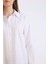 Relax Fit Basic Düz Oxford Uzun Kollu Gömlek Tunik E1754AX25SP 4
