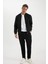 Slim Fit Bomber Mont Ceket Dar Kesim Kolej Yaka Fermuarlı Çift Cepli Mevsimlik Baharlık Hafif A3865AX25SP 2