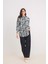 Wide Leg Geniş Paça Esnek Belli Bağcıklı Basic Düz Palazzo Pantolon C5628AX25SP 3