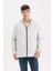 Regular Fit Kapüşonlu Pamuk Astarlı Fermuarlı Mevsimlik Baharlık Mont D7578AX25SP 1