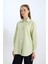 Relax Fit Basic Düz Poplin Uzun Kollu Gömlek Tunik D7341AX25SP 3