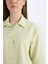 Relax Fit Basic Düz Poplin Uzun Kollu Gömlek Tunik D7341AX25SP 5