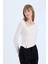 Slim Fit Dar Kesim Fitilli Kaşkorse Uzun Kollu Bluz E5404AX25SP 3