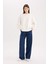 Straight Fit Beli Lastikli İnce Eşofman Altı Uzun Boy Cepli Basic Düz D6667AX25SP 3
