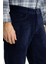 Regular Fit Likralı Kadife Pantolon 4