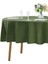 Sıvı Geçirmez Dertsiz Oval Masa Örtüsü Yeşil + 6 Peçete 1