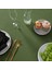 Sıvı Geçirmez Dertsiz Oval Masa Örtüsü Yeşil + 6 Peçete 4