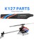 4 Adet Ana Bıçak Pervanesi Wltoys Xk K127 Rc Helikopter Uçağı ile Uyumlu (Yurt Dışından) 4
