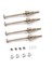 Hbx 1/18 Rc Araba Için Adaptörlü 4 Adet Metal Tahrik Mili Cvd (Yurt Dışından) 2