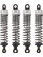 4 Adet 106004 Metal Amortisör 98MM 06038 06062 1/10 Off Road Kamyon Araba Yükseltme Parçaları, 4 (Yurt Dışından) 1