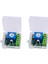 2x Dc 12 V 1ch Rf Röle Alıcı 433 Mhz Evrensel Kablosuz Uzaktan Kumanda Anahtarı 433 Mhz Verici Düğme Modülü Dıy (Yurt Dışından) 1