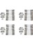 4x Yükseltme Yedek Parça Metal Süspansiyon Ayak Bağlantı Rot Seti 1/16 C14 C24 Rc Araba Parçaları (Yurt Dışından) 1