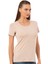 Özkan 26976 Kadın Premium Yumuşak Rahat Kumaş Viskon Bisiklet Yaka Kısa Kollu Örme T-Shirt 4