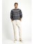Slim Fit Dar Kesim Likralı Beli Lastikli Ipli Pantolon 3