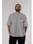 Iron Man (2) Ön Sol Baskılı Oversize T-Shirt Erkek Kadın Unisex Pamuk Bisiklet Yaka Tişort 5
