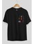 Joker (11) Ön Sol Baskılı Oversize T-Shirt Erkek Kadın Unisex %100 Pamuk Bisiklet Yaka Tişort 2