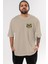 Batman 5 Ön Sol Baskılı Oversize T-Shirt Erkek Kadın Unisex Pamuk Bisiklet Yaka Tişort 1