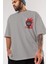 Squid Game (4) Ön Sol Baskılı Oversize T-Shirt Erkek Kadın Unisex Pamuk Bisiklet Yaka Tişort 3