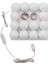 Vanity Lights LED Vanity Ayna Işıkları 14 Ayarlanabilir ve Kısılabilir LED Ampullü Makyaj Için Vanity Işıkları Banyo ve Giyinme Odası Için Yapışkanlı Vanity Işıkları Beyaz (Yurt Dışından) 1