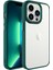 Apple iPhone 14 Pro Max Kılıf Krom Kapak-Koyu Yeşil 1