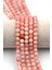 Pembe Opal Doğaltaş Dizi 8 mm Küre Kesim 1