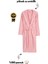 Premium Bornoz Unisex Pamuk | Pembe 1