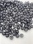 100GR 14MM Füme / Antrasit Koyu Gei Çatlak Model Akrilik Boncuk, Çanta Boncuğu (100GR, ~62 Adet) 1