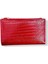 Kadın Kırmızı Renkli Fermuarlı ve Çıtçıtlı Kağıt ve Bozuk Para Bölmeli Cüzdan. 1