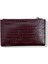 Kadın Bordo Renkli Fermuarlı ve Çıtçıtlı Kağıt ve Bozuk Para Bölmeli Cüzdan. 1