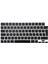Macbook Pro 14 Inç Uyumlu M3/m3 Pro/m3 Max A2992 A2918 Türkçe Silikon Klavye Koruyucu Siyah 1