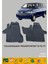 NewDeco Volkswagen Transporter T6 2015-2021 Için 5,5d Carbon Style Havuzlu Paspas - Tpe Malzeme 2