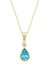 Damla Blue Topaz Tektaş Kolye 1