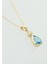 Damla Blue Topaz Tektaş Kolye 3