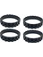 Roborock S5/t6/t7 Aksesuarları Yürüyüş Tekerleği Lastik Kaplaması ile Uyumlu 4pcs (Yurt Dışından) 1
