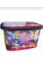 Çok Amaçlı Plastik Oyuncak Saklama Kutusu Fun Box Oyuncak Organizeri - Kapaklı Oyuncak Kutusu -Toy Box 2