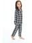Kız Çocuk Ekose Pijama Takımı 3-16 Yaş 12156 3